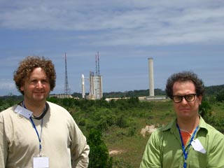 Jim and Mike in Kourou.